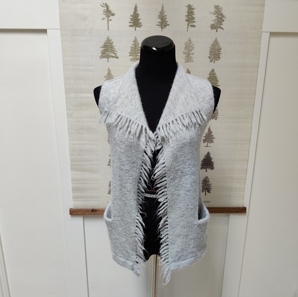 Wilfred Jackets & Blazers - Wilfred Free Fringe Heather Grey Vest XXS